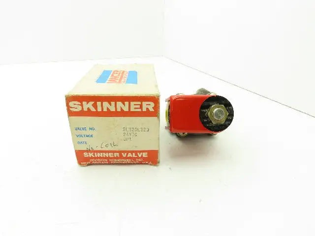 Lancer 2LB26L220 2-Way Skinner Solenoid Valve 1/2" NPT N.C. 0-40psi MISSING COIL