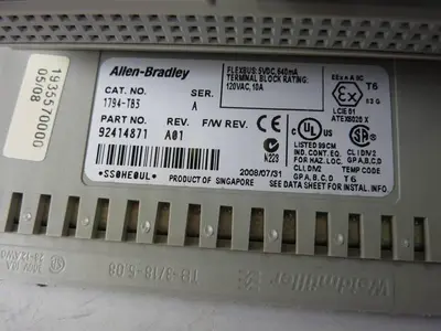 USED ALLEN BRADLEY 1794-IB16 SER A