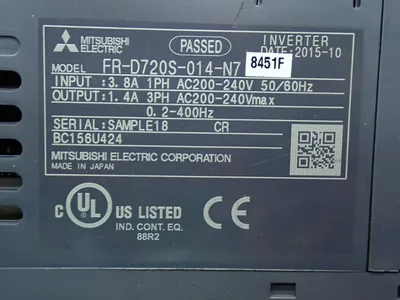 USED MITSUBISHI FRD720S014N7