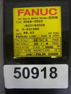 USED FANUC A06B-0502-B031