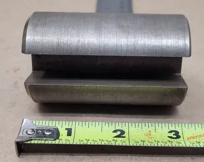 KEYSEATER BROACH BUSHING 1-7/8" OD X 3-1/8" OAL WITH 9/16" MEASURED SLOT SIZE