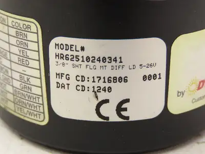 Dynapar HR62510240341 Rotary Encoder 10-Pin 5-26VDC