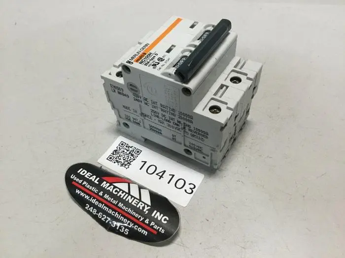 Used MERLIN GERIN NC100H Circuit Breakers Michigan US | Ideal Machinery #583059