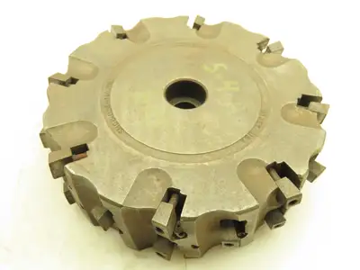 RK Tool Dijet SMC8.024-11020L Indexable Face Mill 24-Insert Triple Cutter 8" RH
