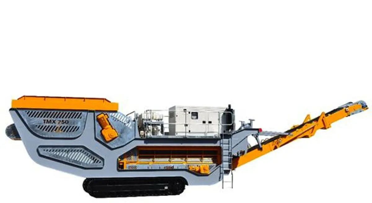USED RAPID RAKMIX MOBILE CONTINUOUS CONCRETE MIXING PLANT / PUGMILL