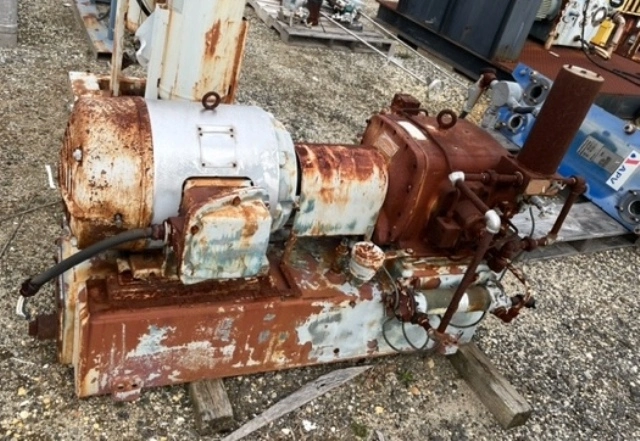 Oilgear hydraulic pumping unit and motor.