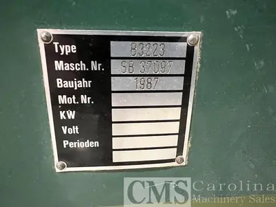 USED 1987 INTERWOOD B3223 BORING MACHINE