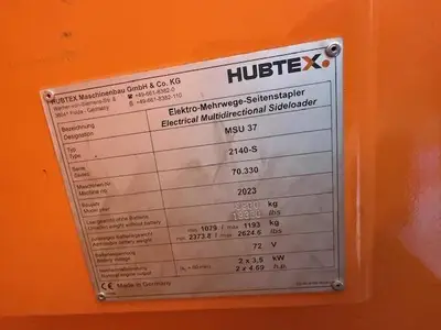 Used 2023 HUBTEX MSU37 Multi Directional Forklifts Illinois US | Somerset Equipment Sales #1546164