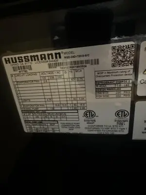 130-0003 Hussmann Self Contained Display Cooler