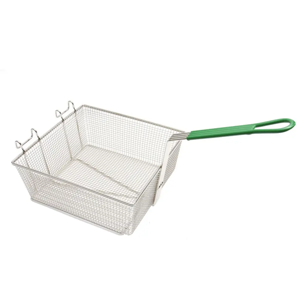 Frymaster 803-0099 Fryer Basket W/ Coated Handle & Front Hook, 12 7/8" X 12 3/8" X 5 1/4"