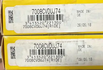 SNR 7008CVDUJ74 Precision Angular Contact Spindle Ball Bearing (BIN434)