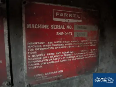 USED Farrel Farrel Banbury F80 Mixer, 600 HP