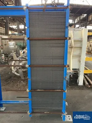 USED APV 798 Sq Ft APV Plate Heat Exchanger, S/S, 150#