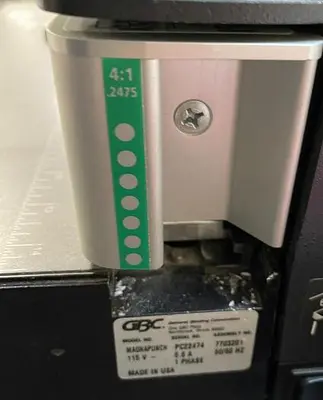 USED GBC MAGNA