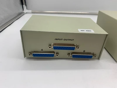 (1) 3 Port Data Transfer Switch and  (1) 9 port Data Transfer Switch