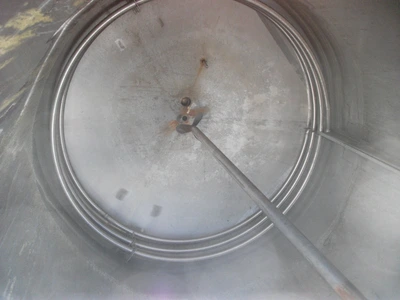2,500L S/S Enclosed Vertical Mixing Tank 5 kW