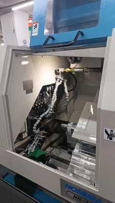 NOMURA DS 7-axis Swiss Type Sliding Head CNC Lathe, in very good condition, visible under power, POA
