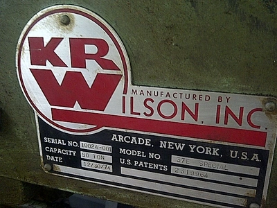 Used Wilson 37E H-Frame Presses Quebec CA | Machineco #1256422