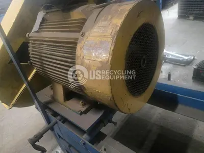 Used UNKNOWN MANUFACTURER USED 150 HP GRANULATOR WITH MAGNETIC HEAD PULLY Granulators Ohio US | US Recycling Equipment #1310225