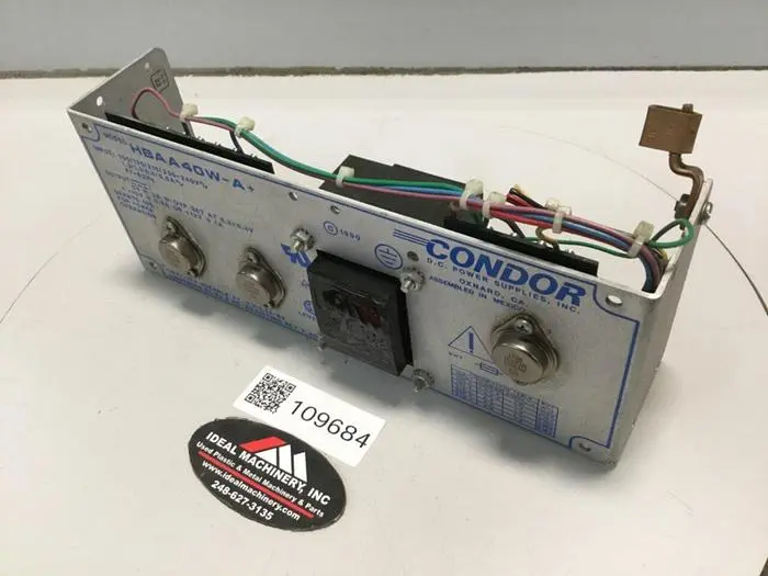 Used CONDOR HBAA40W-A+ Power Supplies Michigan US | Ideal Machinery #707535