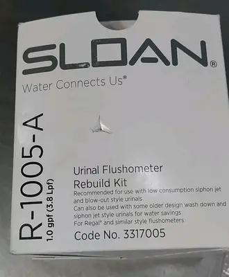 Sloan R-1005-A Regal Urinal Diaphragm Rebuild Kit, 1.0 GPF Loc5C19