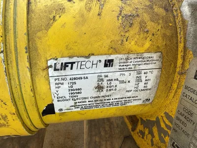 Used 2010 BUDGIT ELECTRIC ROLLER CHAIN HOIST Hoists (All Types) Minnesota US | Carco Truck & Equipment #1514131