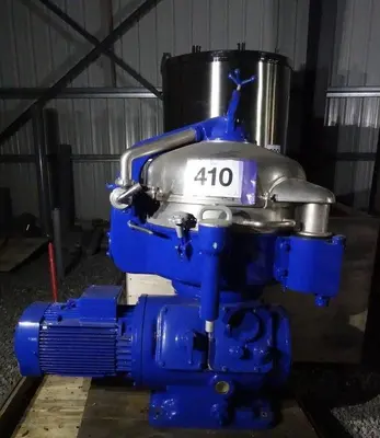 (2) Alfa-Laval SVSX 210B-74 concentrators, 316SS.