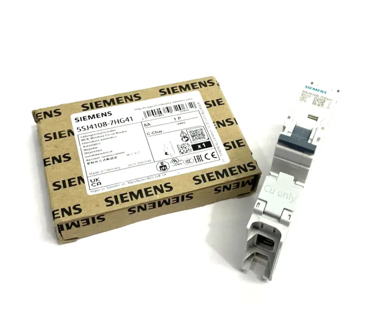Used SIEMENS MINIATURE CIRCUIT BREAKER 8A 1-POLE C-CHAR. Circuit Breakers | Maverick Industrial Sales #1101870