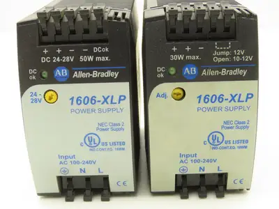 Allen Bradley 1606-XLP30B Power Supply 24VDC 30/50W 120V Lot of 5