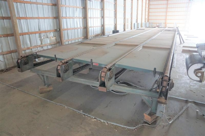 Automated Lumber Handling Tilt Hoist and Material Handling for Planer or Rip Line