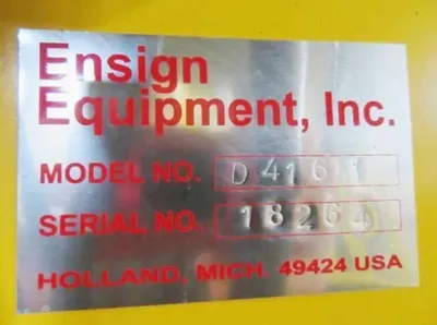 2019 ENSIGN EQUIPMENT D4161 Extrusion Components - Feeders | Perry Equipment (9)