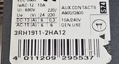 USED Siemens 3RT1015-2BB41