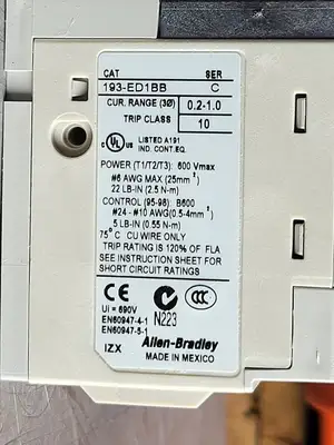 NEW ALLEN-BRADLEY 193-ED1BB