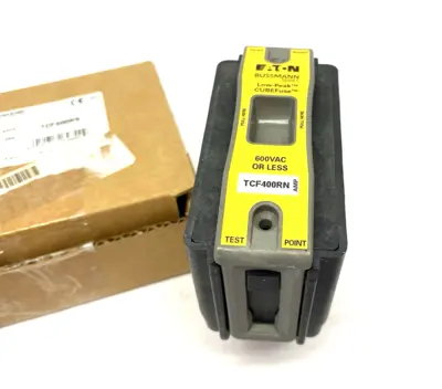 USED EATON LOW-PEAK™ CUBEFUSE™ TIME DELAY FUSE, NON-INDICATING