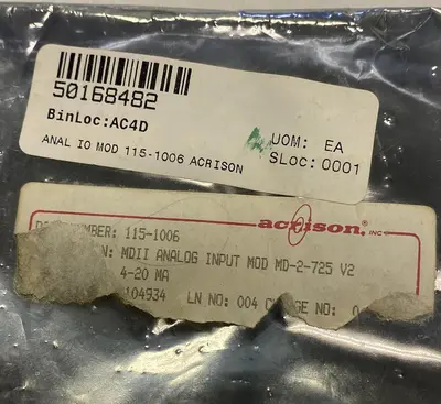 New | in-Stock ACRISON 115-1006 Input / Output Modules | Surplus Asset Holdings #1205855