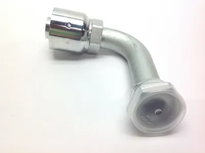 USED PARKER SEAL-LOK 43 SERIES CRIMP STYLE FITTING 90 DEGREE