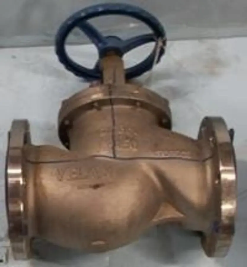 QTY. 1. VELAN 6" 150 FLANGED RAISED FACE CF8M GLOB...