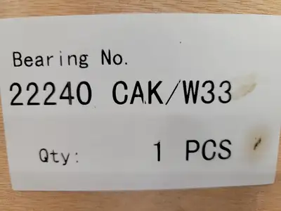 Spherical Roller Bearing No. 22240 CAK / W33