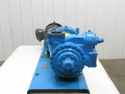 Blackmer XLW3F 3" Sliding Vane Pump Positive Displacement 10Hp 230/460V LH Inlet