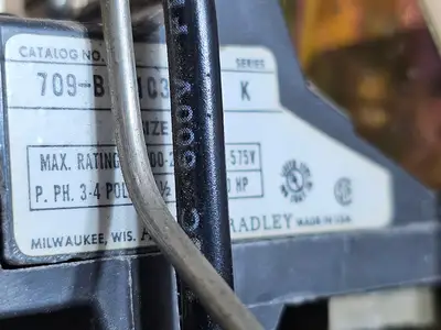 Used ALLEN-BRADLEY 709-BOD103 Switchgears British Columbia CA | Lenmark #1438249