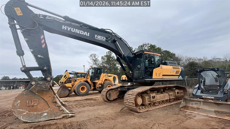 Used 2025 HYUNDAI HX520AL Crawler Excavators Texas US | National Equipment Dealers #1422261