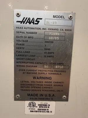2005 HAAS SL-10 CNC Lathes | GMT (15)
