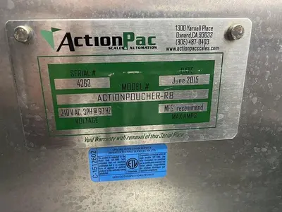USED 2015 ACTIONPAC ACTIONPOUCHER-R8
