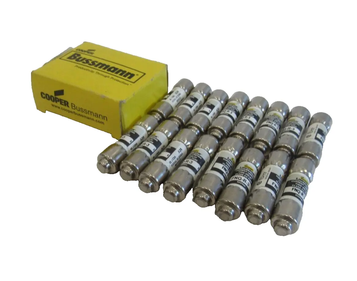 NEW BUSSMANN FNQ-R-3 FUSES FNQR3 LOT OF 16