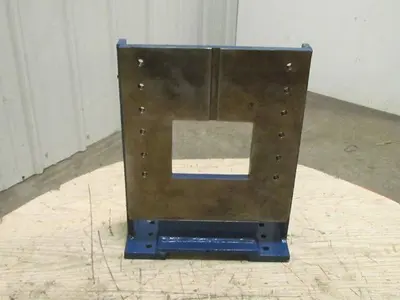 Square Angle Block Machine Brackets 3/4"Plates Milled Square w/1/2"Plate Gussets