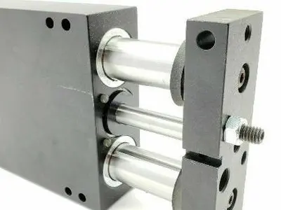Numatics PBS12502LB16D4 Pnuematic Linear Slide Gantry 1 1/4" Bore 2" Stroke