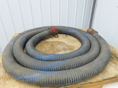 Flexmaster 3"ID x 23' Flexible Blue Chemical Transfer Hose Camlok Ends