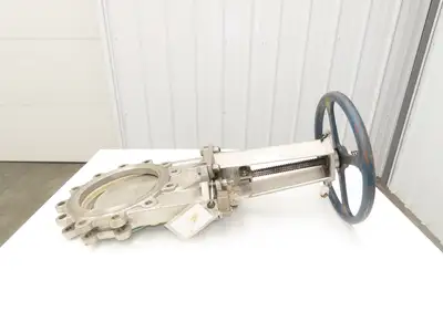 Fabri-Valve C67 10" Stainless Knife Gate Valve Rising Stem Lug Style *Bad Seal*