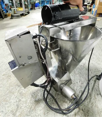 USED JACKETED HOPPER CONE HOPPER