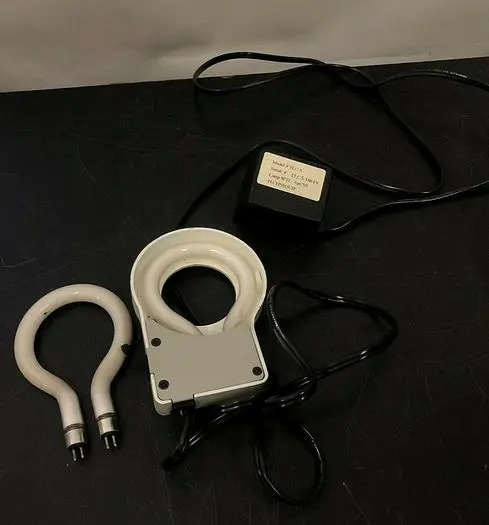 TECHNIQUIP TLC-5 MICROSCOPE RING LIGHT AND REPLACEMENT BULB